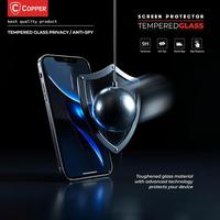 Gambar REALME 9 PRO PLUS - COPPER Tempered Glass PRIVACY | Anti Gores Anti Spy Full Glue dari Copper Surabaya undefined 5 Tokopedia