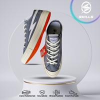 Gambar Skills Barqun Enjoy - Classic Low Black White Sepatu Sneakers Casual Pria Wanita Original Shoes Snekers Hitam Putih - Natural grey, 36 dari SKILLS Barqun Indonesia undefined 1 Tokopedia