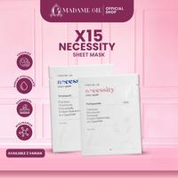 Gambar [15 PCS] Madame Gie Necessity Sheet Mask - Masker Perawatan Wajah - 15 PCS - Glutaniacin (Brightening) dari Madame Gie Cosmetics undefined 1 Tokopedia