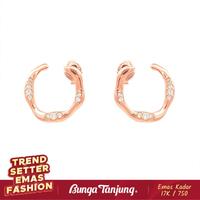 Gambar ANTING TINDIK GELOMBANG BULAT - EMAS 17K - BUNGA TANJUNG GOLD - ROSE - 2.4GR dari Toko Emas Bunga Tanjung undefined 1 Tokopedia