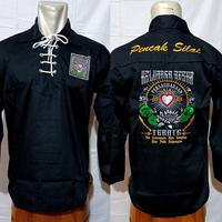 Gambar BAJU SAKRAL WARGA PSHT BORDIR MOTIF BUNGA TERATE - BAJU SAKRAL WARGA SH TERATE - BAJU PENCAK SILAT - Keren, Katun, Cowok, Hitam, Dewasa, Unisex, Wanita, Distro, Pria, Kaos, PSHT INDONESIA, Pusat Madiun, Eyang Suro, Terate Emas, Satu Abad, 1922, IPSI - MOTIF 1, XL dari Aryaadiva Shop undefined 4 Tokopedia