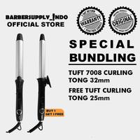 Gambar TUFT 7008 CURLING TONG 32mm / CATOK RAMBUT CURLY - BONUS CURLING TONG 25mm dari Barbersupplyindo undefined 1 Tokopedia