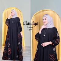 Gambar Claudya Githa Kaftan Homedress Terbaru Motif Viral Busui Bahan Rayon Super Nyaman Batik Muslim - Claudya-2 Hitam dari Rayon Jumbo undefined 1 Tokopedia