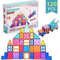 Gambar Terlaris Magnetic Tiles 120 Pcs, Magnetic Block, Magnatiles, Mainan Edukasi Good Quality dari KianaHoki undefined 3 Tokopedia