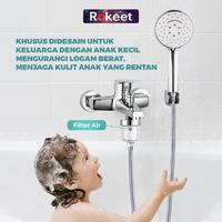 Gambar Rokeet Water Purifier Filter Keran Air Shower Bahan Katun PP 1/2 Inch Untuk Kamar Mandi Dapur Kran Universal - Refill Filter dari Rokeet Shop undefined 3 Tokopedia