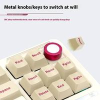 Gambar ILOVBEE B87 Wireless Gasket Hotswappable Knob RGB Mechanical Keyboard - Blue dari SmithOrigin undefined 5 Tokopedia