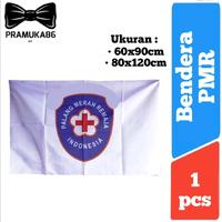 Gambar Bendera PMR Biru (Madya) Sablon / Bendera Palang Merah Remaja - Kecil (60x90cm) dari Pramuka86 undefined 1 Tokopedia