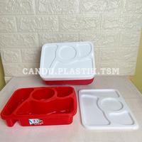 Gambar (6pcs) Lunch box koi Merah Putih / kotak makan Bekal / Edisi kemerdekaan Kitchenware dari Candu Plastik Tasikmalaya undefined 2 Tokopedia