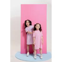 Gambar Barbie x Minicottons Stripe Dress Salur Baju Anak Perempuan 2-12 Tahun - Pink, 7-8 tahun dari Minicottons Indonesia undefined 2 Tokopedia
