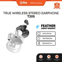 Gambar OLIKE TWS T205 - Earphone Bluetooth 5.4 Playing Time Up To 32 Jam | Headset Stereo Bass Max , Waterproof IPX4 - Black dari Olike Store undefined 1 Tokopedia