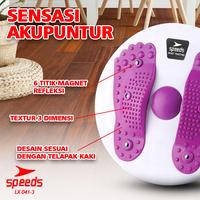 Gambar SPEEDS Magnetic Trimmer Jogging Body Plate Waist Twisting Alat Olahraga Putar Untuk Mengecilkan Paha dan Perut 041-3 - 1 ABU dari Speeds Store undefined 4 Tokopedia