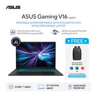 Gambar Asus Gaming V16 V3607VH-I7N55B6T-HM [Intel Core 7-240H|RTX 5050|RAM 16GB|SSD 512GB|Win11|OHS24+365] dari megacom.id undefined 1 Tokopedia