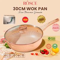 Gambar ROSCE WAJAN SET 7PC JUMBO Anti lengket marble granite coating Panci set INDUCTION ALL STOVE 3X MORE STRONG dari Mayba Store undefined 3 Tokopedia