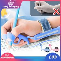 Gambar Pensil Grip 5 Jari Grip Pensil Anak Universal Pencil Grip Soft Silicone Alat Pegang Pensil - Biru dari Evill store undefined 5 Tokopedia