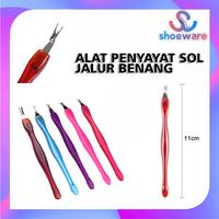 Gambar ALAT PENYAYAT JALUR BENANG SOL  SUSRUK SEPATU - GAGANG PLASTIK dari shoeware undefined 1 Tokopedia