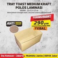 Gambar TOAST JANJI JIWA  10x5.5x5.5 CM KRAFT POLOS LAMINASI ( ISI 10 PCS ) - KRAFT POLOS LAMINASI dari Dus kemasan undefined 1 Tokopedia