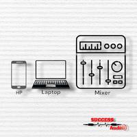 Gambar Kabel Audio/Kabel Adapter AUX 3.5mm Trs Male to AUX 3.5mm Trs Male - Canare - 50 Cm Laptop Handphone Speaker - 50 Cm dari Success Audio undefined 5 Tokopedia