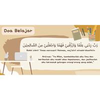 Gambar Stiker Doa Sehari-hari Aesthetic - Sticker Doa Stiker Doa Harian Anak - doa belajar dari mainkayoo undefined 5 Tokopedia