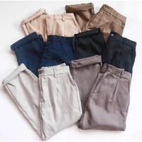 Gambar PAKET MURAH CELANA BAGGY PANTS 100RB DAPAT 3 PCS/CELANA BAGGY PANTS /BAGGY PANTS   Wanita Panjang  Pinggang Kancing Nyaman Lembut - HITAM, M dari Akhtarastore undefined 3 Tokopedia