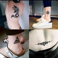 Gambar Paket 30 Gambar Tatto Tato Temporer Tubuh Aestethic Tattoo Burung Naga Phoenix Tulisan Kanji Jepang Wanita - Tatto Temporary Tahan Air Sementara Kering - Tattoo Bunga Lotus Teratai Hitam dari ZARIL Magic Tatto undefined 5 Tokopedia