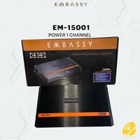Gambar Power Monoblok Embassy EM-15001 Class D Tenaga Badak 15000Watts Max Power Amplifier Mixer Speaker Audio Mobil Car dari KL ACOUSTIC undefined 1 Tokopedia