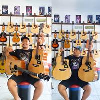 Gambar Gitar Original Riverside Akustik Elektrik Gita Original Lokal Aja Gitar Original Lokal Berkualitas Harga Terjangkau - Riverside Jumbo Akustik Only dari BBB Guitars Indonesia undefined 3 Tokopedia
