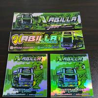 Gambar sticker nabila 4 pcs asli unit Bus Car Kendaraan dari SF store21 undefined 3 Tokopedia