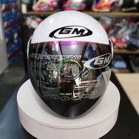 Gambar HELM GM EVOLUTION SOLID WHITE GLOSSY dari Giozil undefined 5 Tokopedia