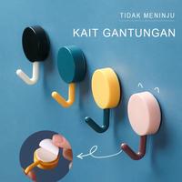 Gambar Cantolan Hook Bulat Gantungan Tempel Macaron Dinding Tembok Gantung Baju Kunci Kabel Panci Alat Dapur Aksesoris Wc Kamar Mandi Serbaguna Cantelan Cantol Cantel Bundar Lingkaran Polos Tempat Gantungin Barang Kail Kait Pengait Kaet Spatula Gunting Penyaring - Putih dari Center Plus Shop undefined 3 Tokopedia
