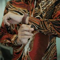 Gambar BATIK NINGRATAN MOTIF ARSHAKA TERRACOTTA Kemeja Batik Pria Premium Lengan Panjang Slimfit Lapis Furing Katun Prima Halus dan Adem anak muda keren - XXL dari Batik Ningratan_NEW undefined 4 Tokopedia