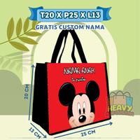 Gambar PAKET 50 PCS Tas Ulang Tahun Goodie Bag Anak Bingkisan Snack KFC Gratis Custom Nama Murah Kain tile anak selamatan rumah baru merah craim tas & hadiah pesta tile anak - NAVY dari Heavy Bag undefined 3 Tokopedia