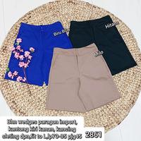 Gambar Celana 3/4 wedges 2860/2861 - L, Navy dari HappyFashion88 undefined 4 Tokopedia