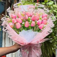 Gambar Buket Tulip Artificial - Bunga Tiruan Berkualitas Tinggi - Pink Fanta dari Rafa Florist Jakarta undefined 1 Tokopedia