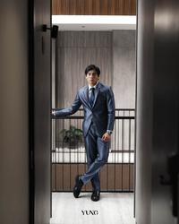 Gambar Setelan Jas Pria Semi Wool Glossy Setelan Jas Pengantin Pria Jas Pria Wedding Jas formal Blazer - YUNG - Black, S dari YUNG TAILOR undefined 1 Tokopedia