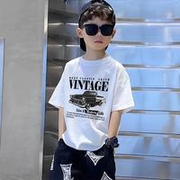 Gambar <Lantana> Baju Kaos Atasan Kaos anak-anak Terbaru Usia 2 s/d 12 Tahun/ Cetak mobil tampan vintage/Bahan 100% Katun Berkualitas Tinggi Fashion Kaos anak-anak (5-28) - Biru tua（120-160）, M dari Lantana.id_NEW undefined 3 Tokopedia