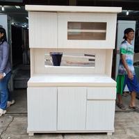 Gambar rak piring lemari dapur hidrolik rak piring kayu hidrolik lemari dapur kayu hidrolik kitchen set dari doa ibu furniture_NEW undefined 2 Tokopedia