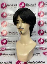 Gambar Wig Pria Rambut Mullet Pendek Warna Hitam Model Curtain Mullet dari Indohair extension undefined 2 Tokopedia