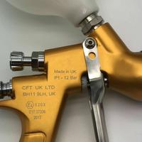 Gambar Tpaitlss Spray Gun GTI Pro Painting Gun TE20 1.3mm Nozzle Glod With Mixing Cup Water Based Air Spray Gun Airbrush dari Kaynama undefined 3 Tokopedia