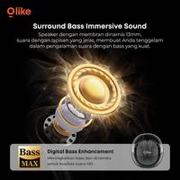 Gambar OLIKE TWS T303 Bluetooth Earphone ENC Noise Cancellation TWS Driver 13mm Stereo Bass Bluetooth 5.4 38H Playtime IPX4 dari Akar Jaya Communication undefined 4 Tokopedia