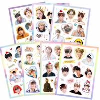 Gambar STIKER BEST SELLER STICKER BTS UN CUT  A6 BANGTAN BOYS TAEHYUNG JUNGKOOK JIMIN JIN JHOPE RM SUGA EMOTICON EMOT CUTE Paper Stationery - V dari beautytrapmall undefined 1 Tokopedia
