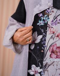 Gambar Gamis Cantik Tan'eem Velia Kode 2543 Inner Outer by Taneem Muslim Dress - Black, S dari Taneem undefined 5 Tokopedia