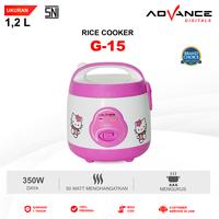 Gambar 【COD】Advance G-15 Rice Cooker Magic Com 1.2 Liter Hemat Daya 350 Watt Multifungsi 3in1 Memasak Menggoreng Mengukus Garansi Resmi 1 Tahun - Blue dari ADVANCE.DIGITALS undefined 3 Tokopedia
