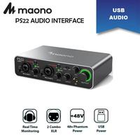 Gambar MAONO PS22 Audio Interface Recording Live Streaming Gaming Soundcard dari CameraIndo undefined 1 Tokopedia