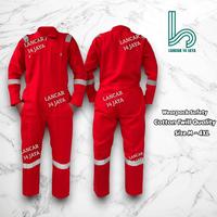 Gambar Seragam Kantor Katelpak / wearpack/ Coverall dengan scotlight - Hitam, M dari lancar 14 jaya undefined 5 Tokopedia