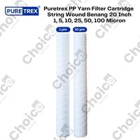 Gambar Puretrex PP Yarn Filter Cartridge String Wound Benang 20 Inch 1, 5, 10, 25, 50, 100 Micron - 100 Micron dari Choice Hardware undefined 4 Tokopedia