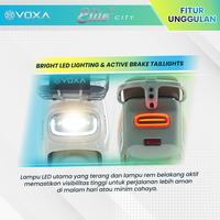 Gambar Elite City Sepeda Listrik Terbaru Motor 600 Watt Murah Dewasa Anak Speedometer Digital Baterai 48V/12AH Jarak 40km Berat 50kg Waterproof Remote Alarm - Biru Muda dari Voxa Sepeda Listrik undefined 5 Tokopedia