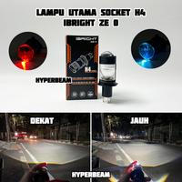 Gambar IBRIGHT ZE 0 - Lampu Utama  H4 LED - DEVIL MERAH, PUTIH PUTIH dari HyperBeam undefined 3 Tokopedia
