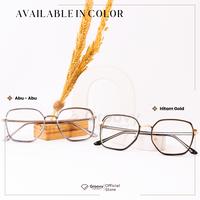 Gambar (Beli 1 Minus Dapat Ganci Obeng) Kacamata Minus Hiro Antiradiasi Cylinder Plus Perempuan Eyewear Glasses - Hitam Gold, Frame Saja dari Groovy Eyewear undefined 5 Tokopedia