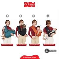 Gambar DIALOGUE BABY Gendongan Bayi Samping Instan 4 in 1 Prestige Series - BLACK dari Dialogue Baby undefined 5 Tokopedia