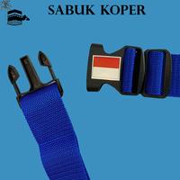 Gambar Tali Koper Sabuk Koper Silang Pengaman Ekstra Koper TSA Pengikat Koper Silang Traveling Haji Umroh Kabin - Biru dari tokohajimabrur undefined 5 Tokopedia